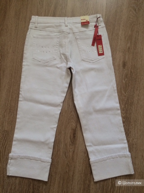 Капри, La Virtu jeans, размер 38(Италия), 40-42(Россия), 34 ЕВРО