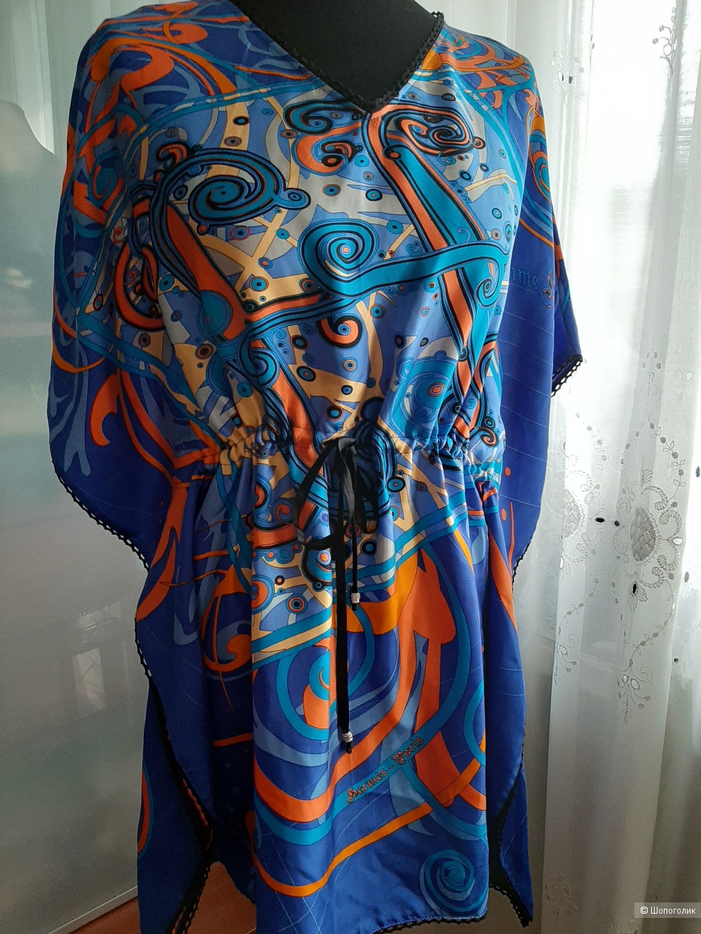Платье-туника натуральный шелк размер М-L