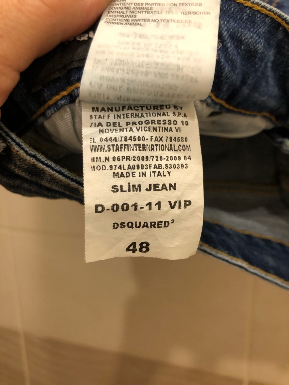 Джинсы DSQUARED2. Размер IT 48.