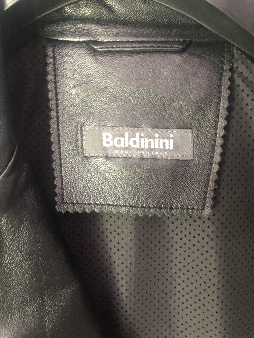 Кожаная куртка-косуха  Baldinini р.44