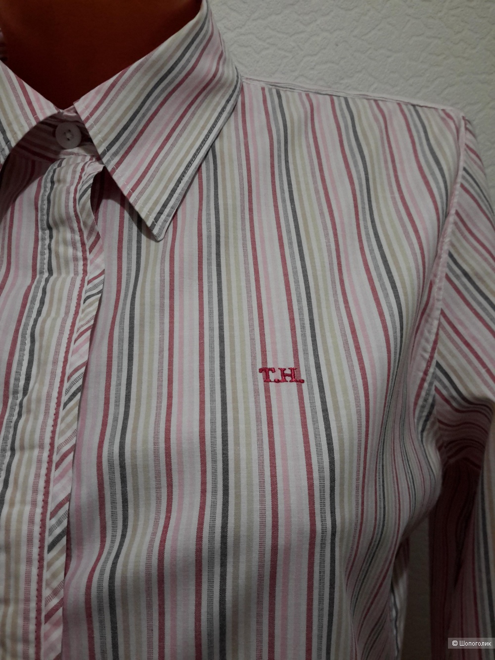 Рубашка TOMMY HILFIGER, размер 10 (48) размер