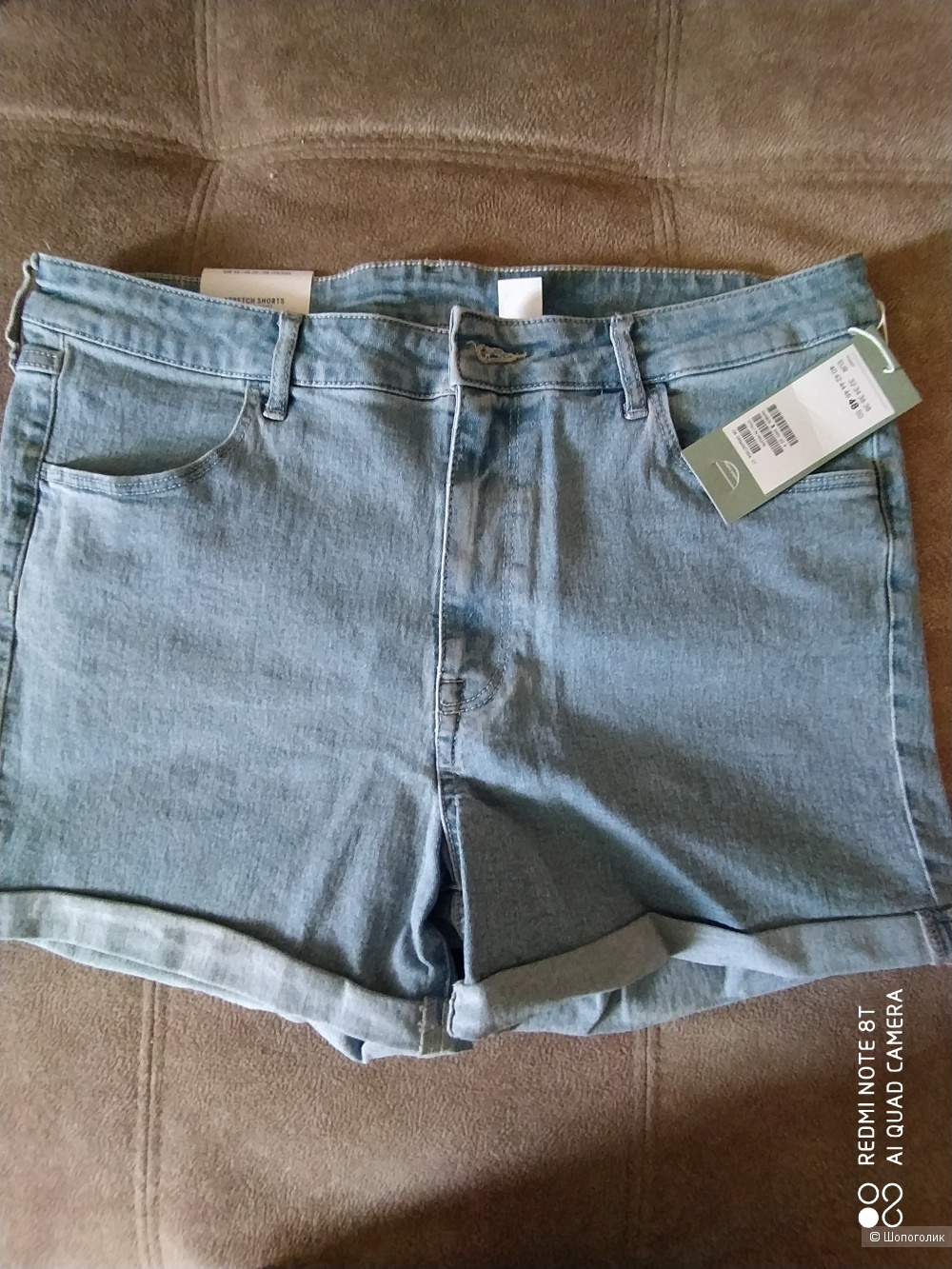Шорты джинсовые H&M  размер 48 EU  (54)