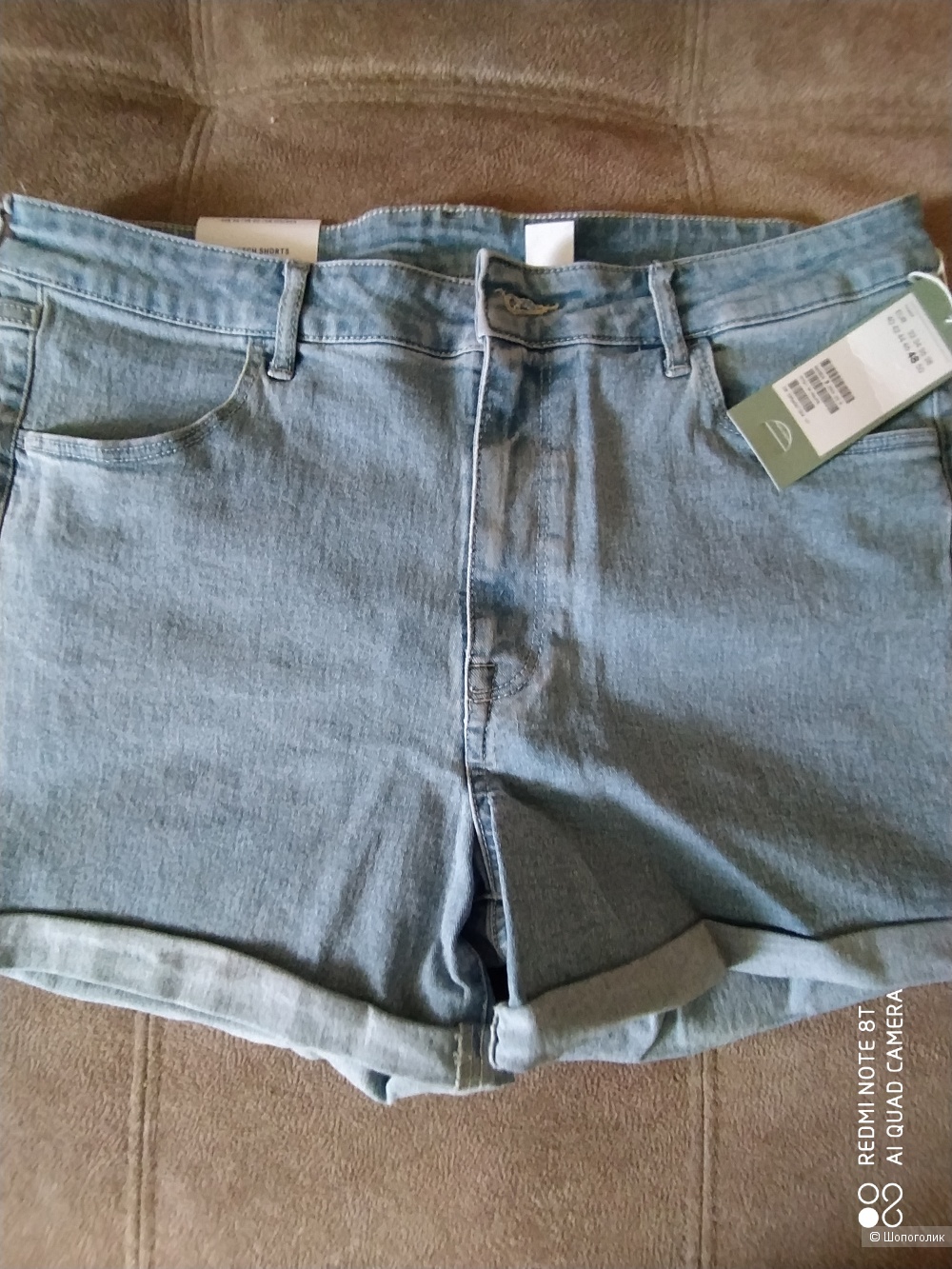 Шорты джинсовые H&M  размер 48 EU  (54)