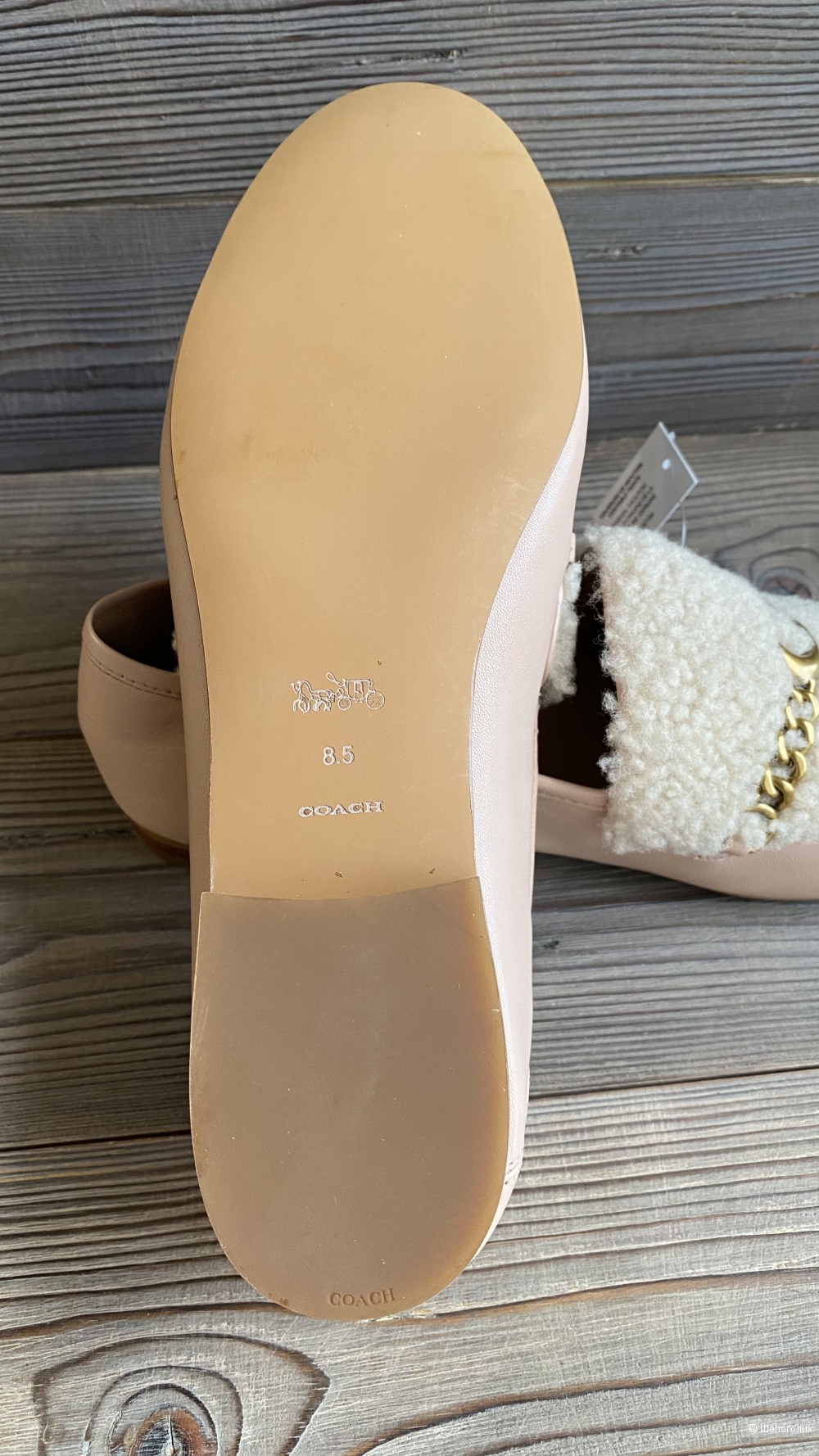 Лоферы Coach р. 38,5-39
