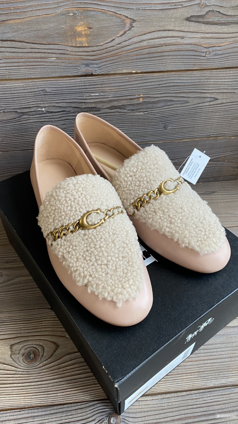 Лоферы Coach р. 38,5-39