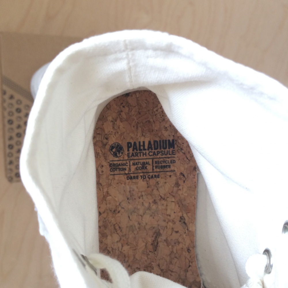 Высокие кеды Palladium Pampa Hi Organic II Star White размер EU37, 23,5 см