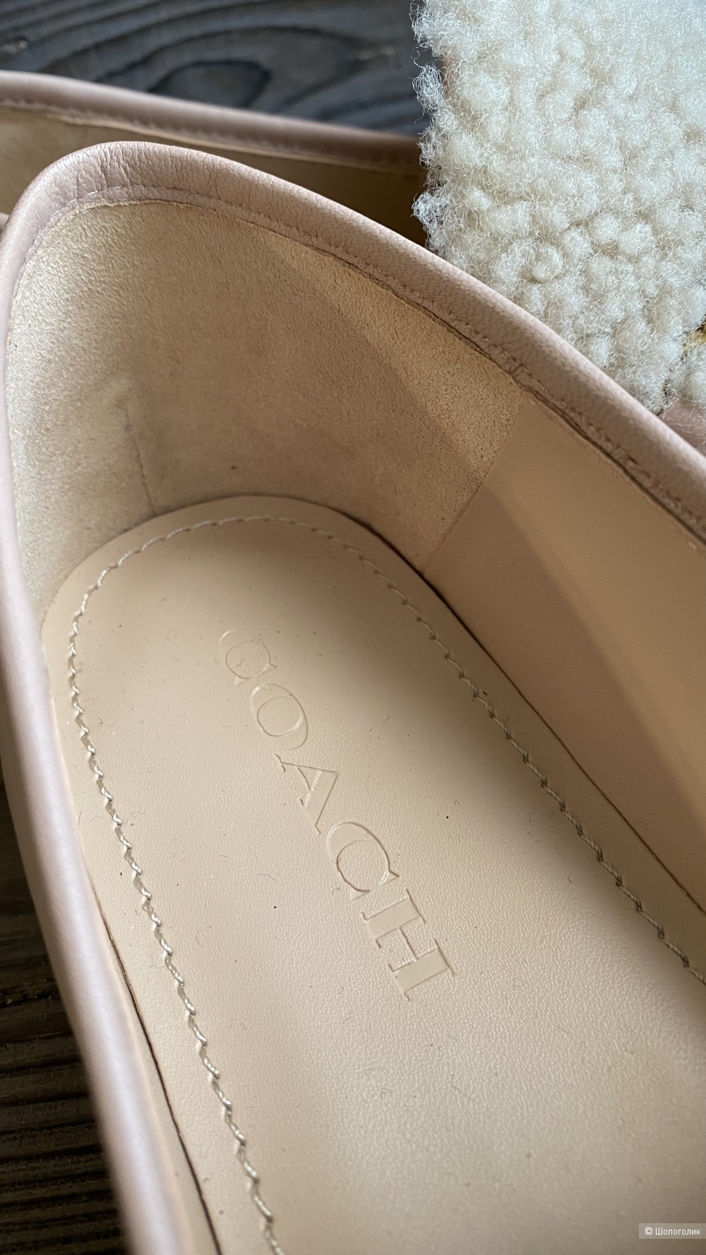 Лоферы Coach р. 38,5-39