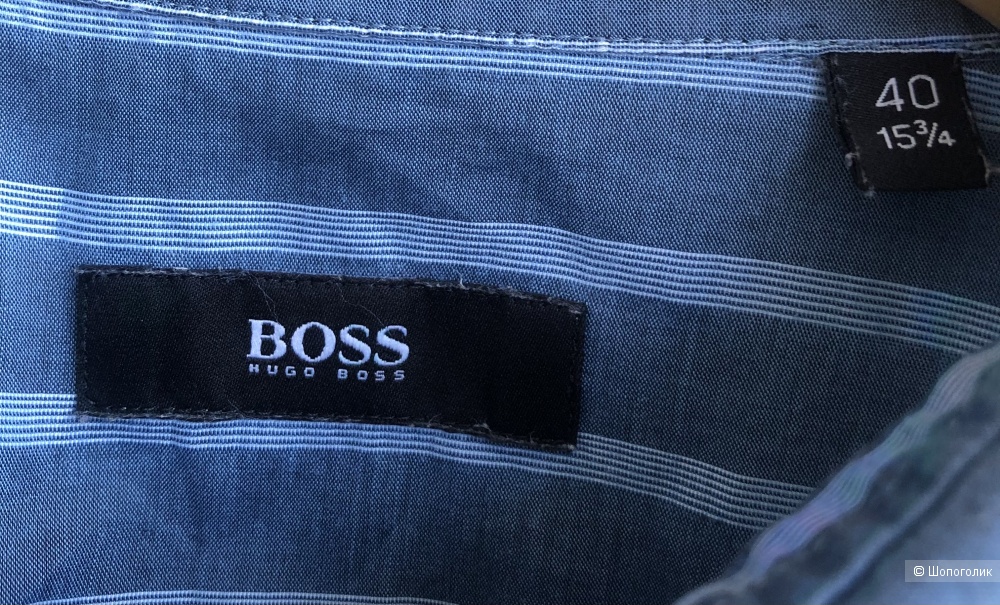 Мужская рубашка бренда Boss размер 40