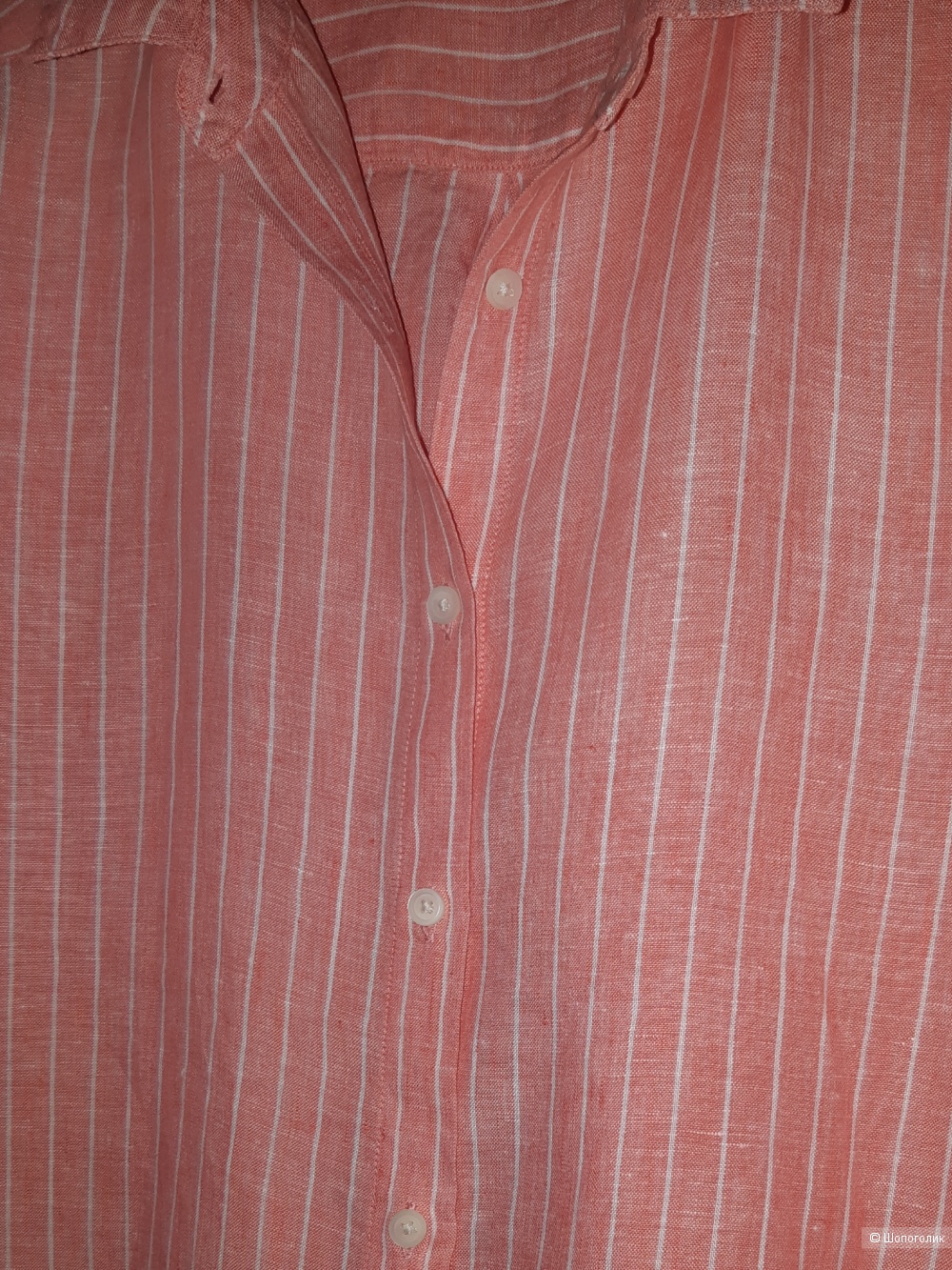 Льняная рубашка uniqlo, размер m/l
