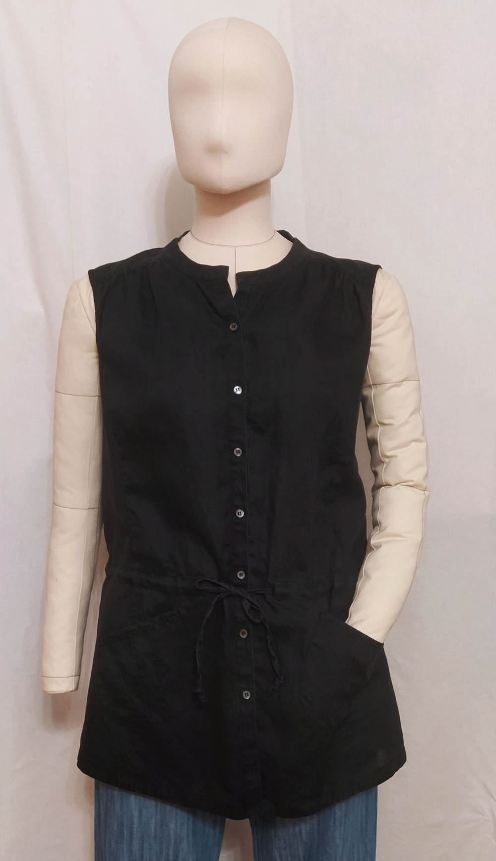 Рубашка изо льна Manokuian для BCBG Max Azria, L