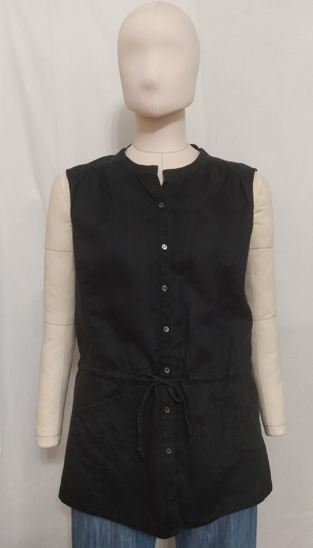 Рубашка изо льна Manokuian для BCBG Max Azria, L