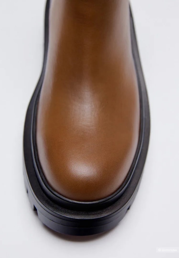 Кожаные ботинки Zara размер 40