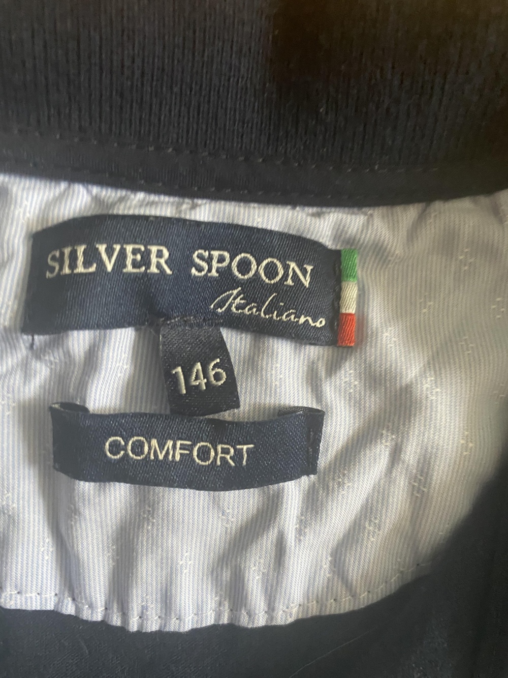 Тройка , пиджак, рубашка и поло silver spoon,146