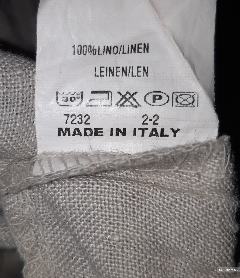 Льняные брюки made in italy, размер m
