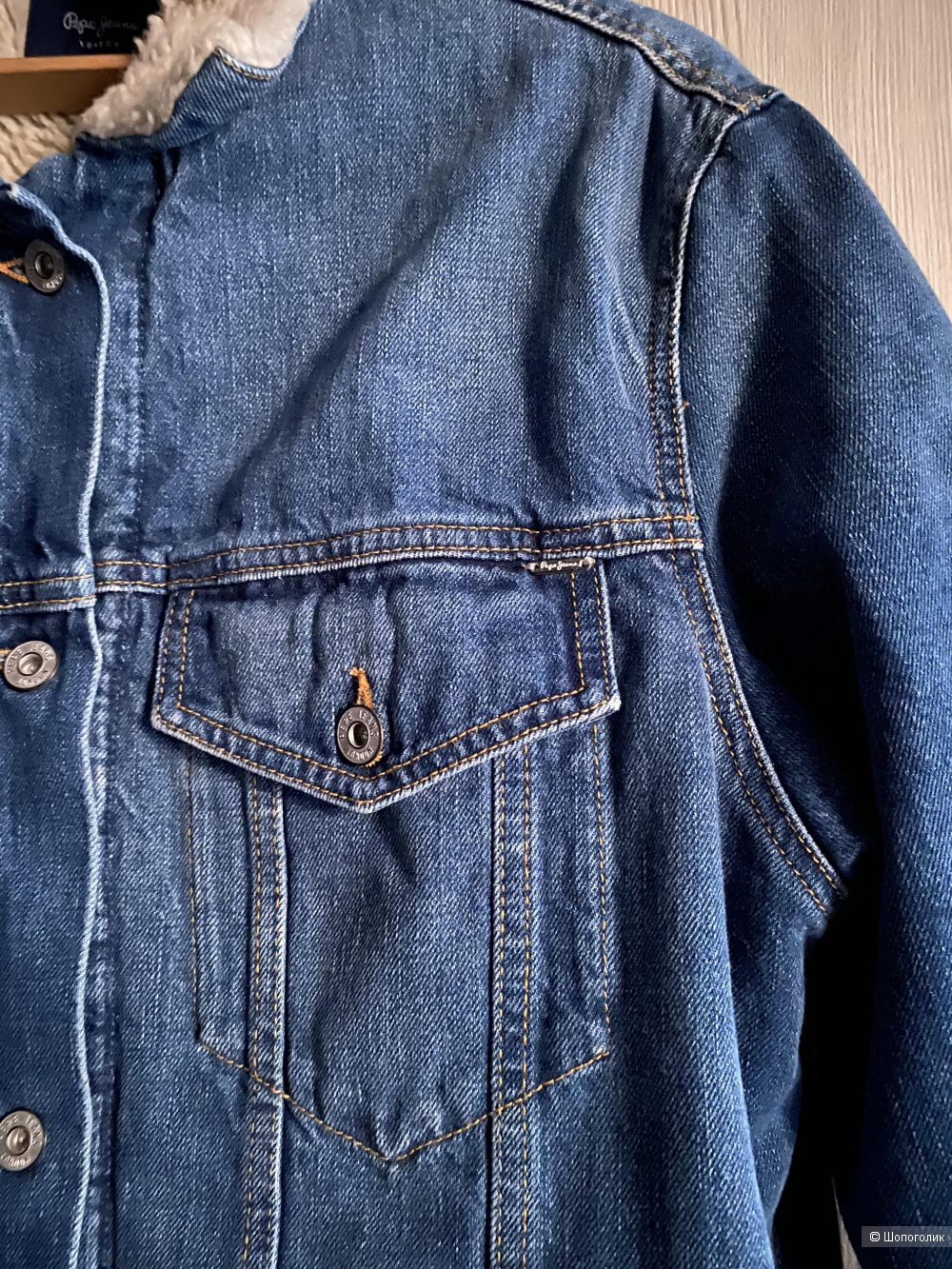 Длинная джинсовая куртка Pepe Jeans London, pp M