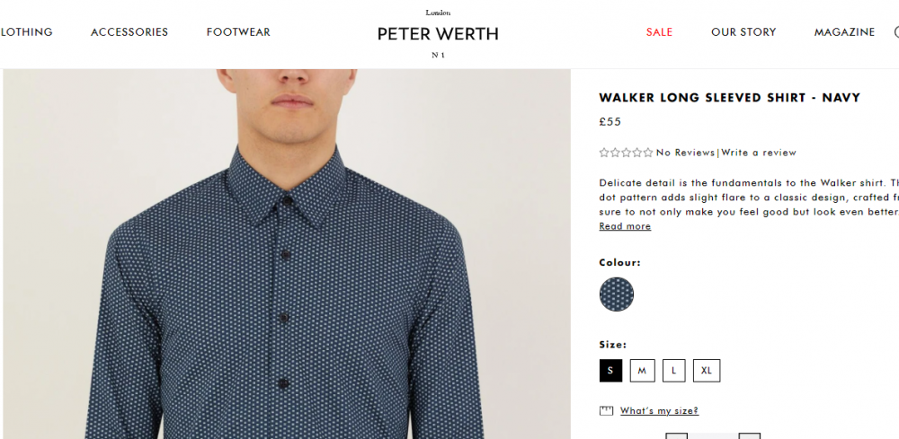 Рубашку  Peter Werth, размер 48-50