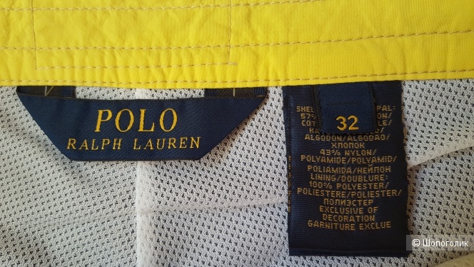 Шорты  POLO RALPH LAUREN,  размер 46+-.