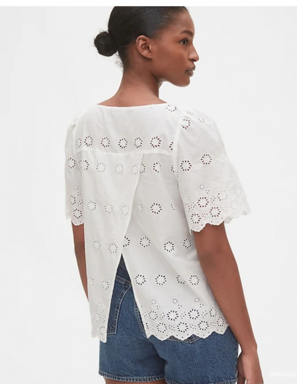 Хлопковая  блуза Gap, размер XL