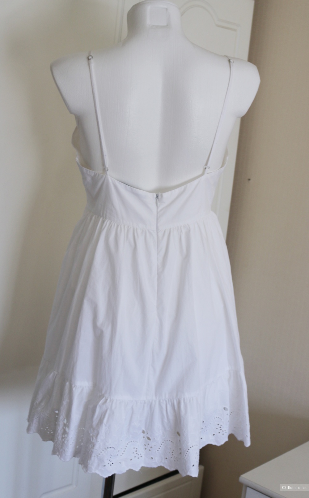 Платье сарафан  белое размер М