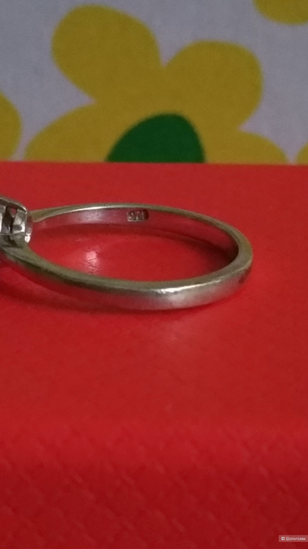 Два серебряных кольца 16 размер