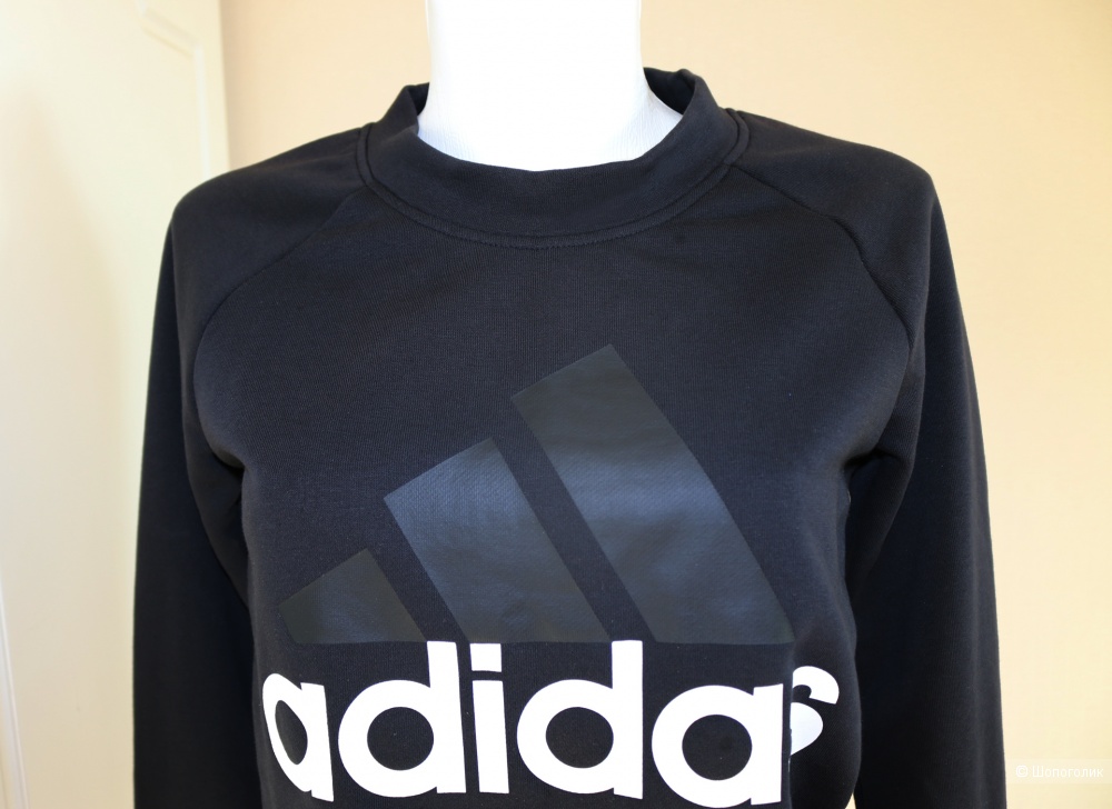 Толстовка черная Adidas XS размер 42-44