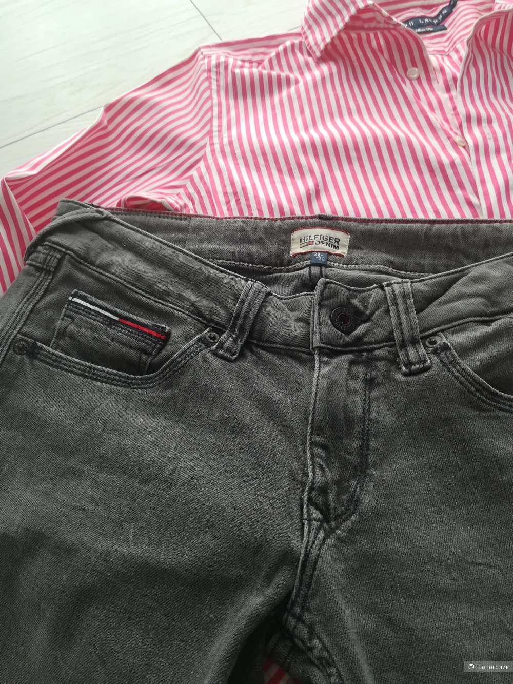 Сет джинсы Tommy Hilfiger 28/32+ рубашка Ralph Lauren M