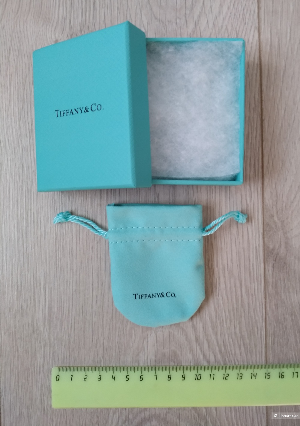 Колье TIFFANY&Co 45 см, серебро.