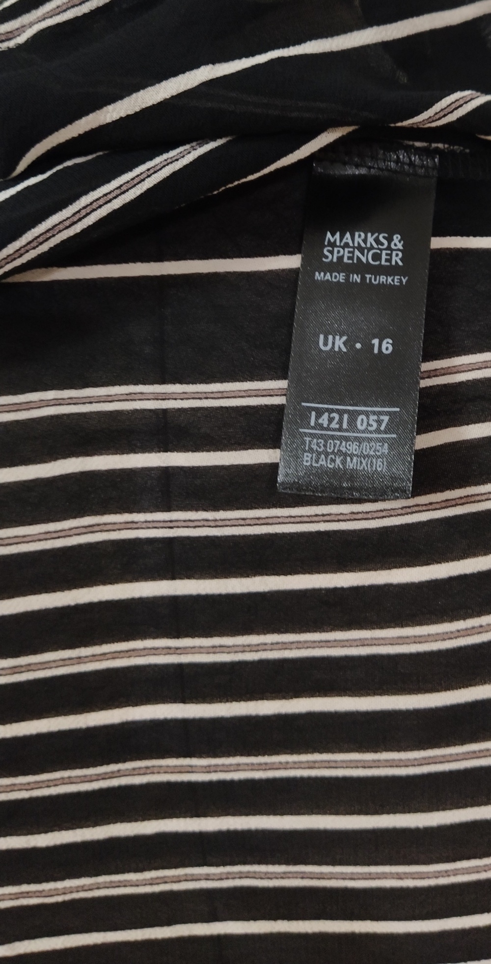 Рубашка Mark&Spenser 16 английский размер