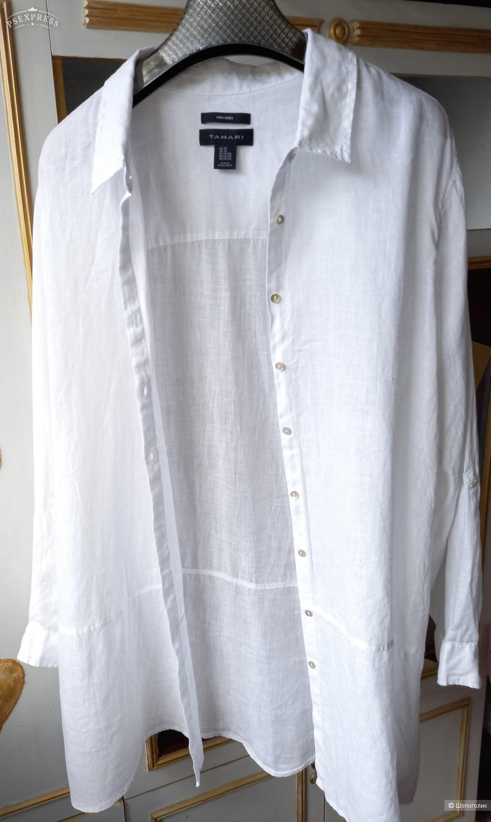 Платье рубашка туника Tahari oversize  3XL 52- 54