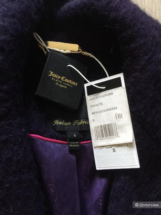 Однобортное пальто Juicy Couture Black Label размер S