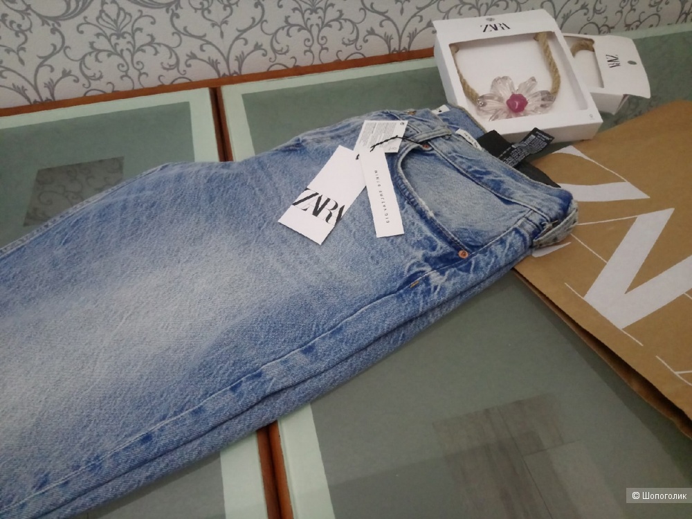 Джинсы ZARA, размер росс. 52 ( EU 46 (RU 52))