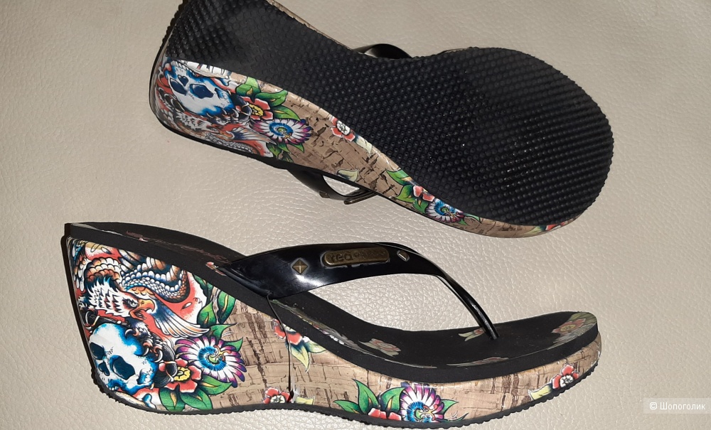 Сабо , босоножки на танкетке red by Marc Ecko , 38,5-39 , стелька 25,5 см