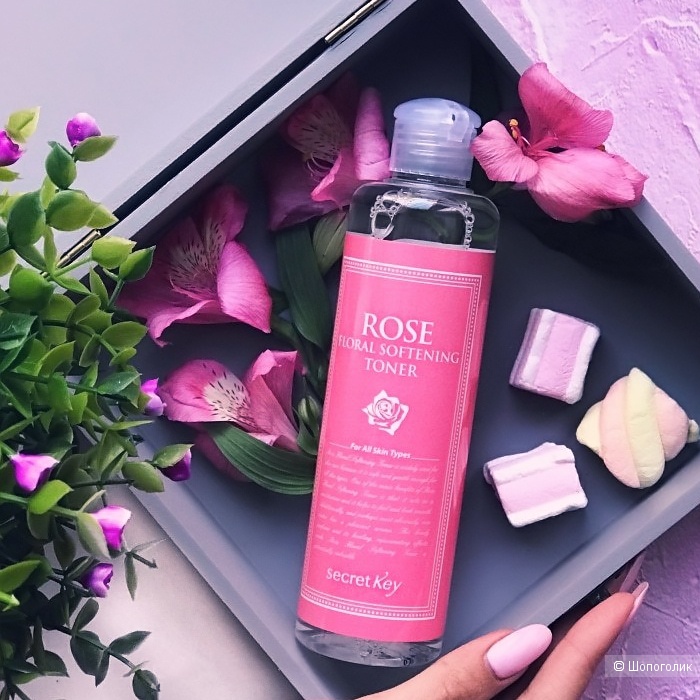 Тонер для лица Secret Key Rose Floral Softening Toner Увлажняющий тонер для лица с экстрактом дамасской розы