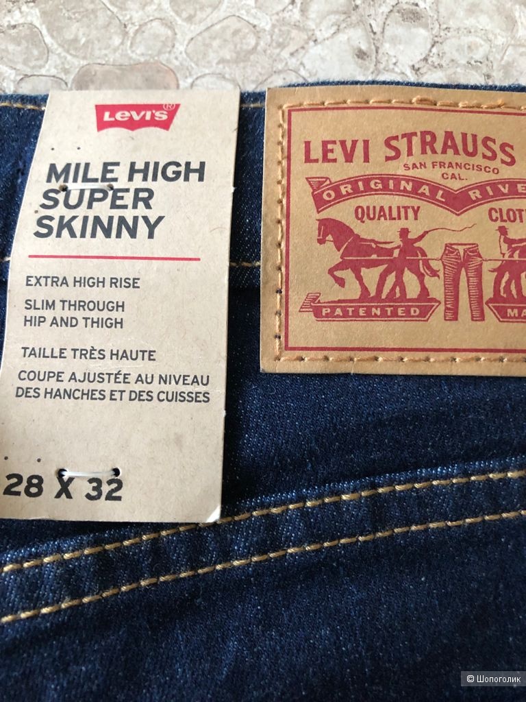 Оригинальные джинсы Levi's  W28 L32