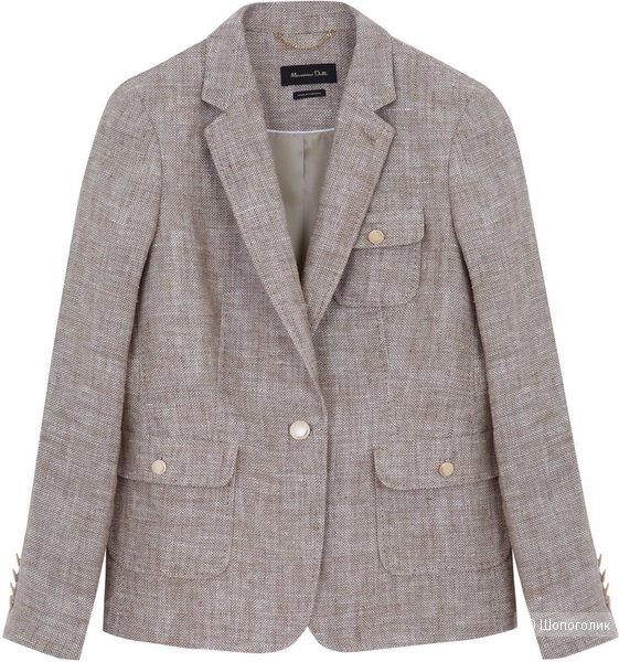 Льняной пиджак Massimo Dutti, размер 36