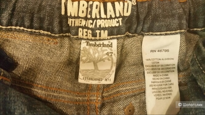 Комплект Timberland джинсы и  жилет 2-4 года