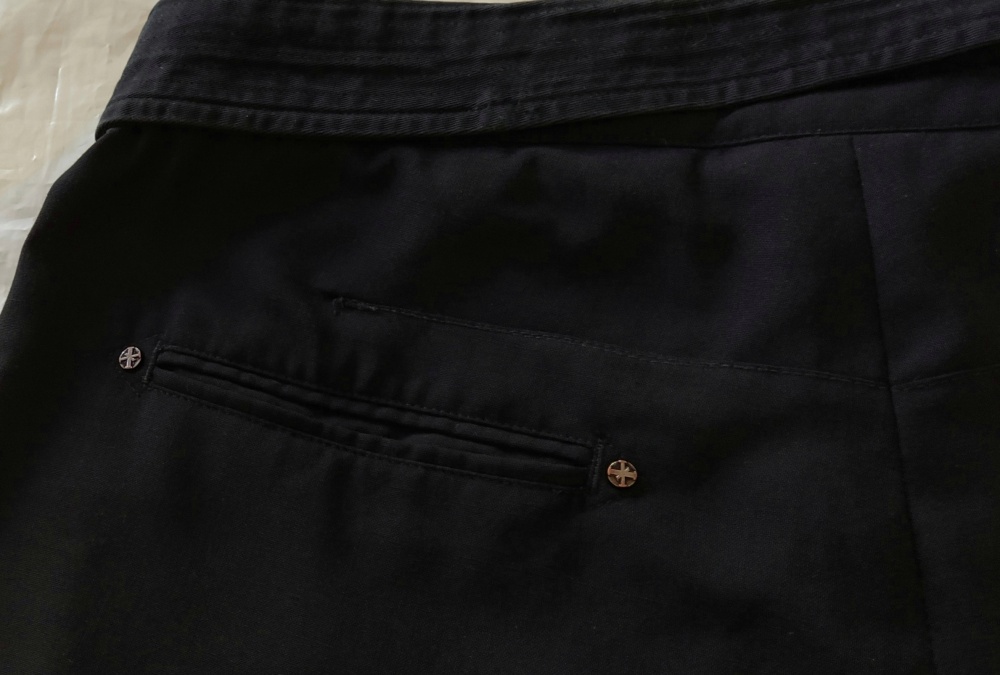 Брюки шерсть с джинсовым поясом, Richmond ,XL