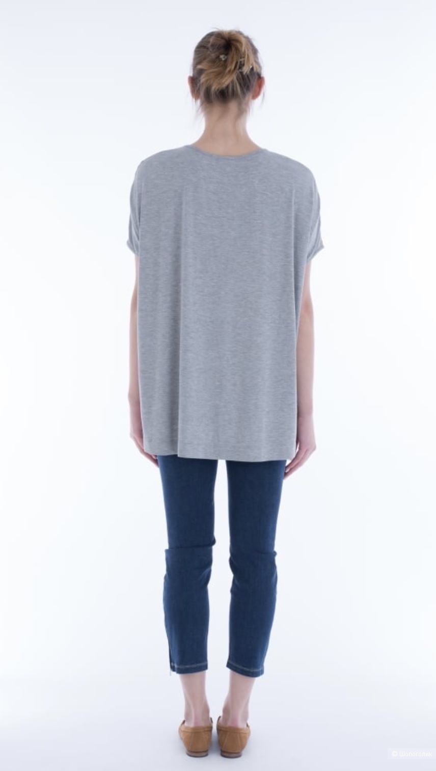 Шелковая блузка (футболка) бренда Anni Carlsson, размер S/M/L/XL/XXL