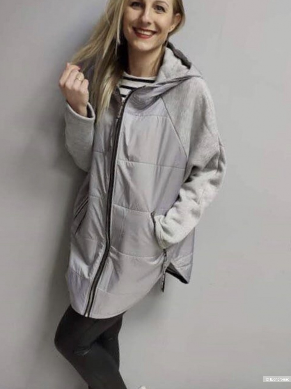 Куртка комбинированная MANILLA  oversize