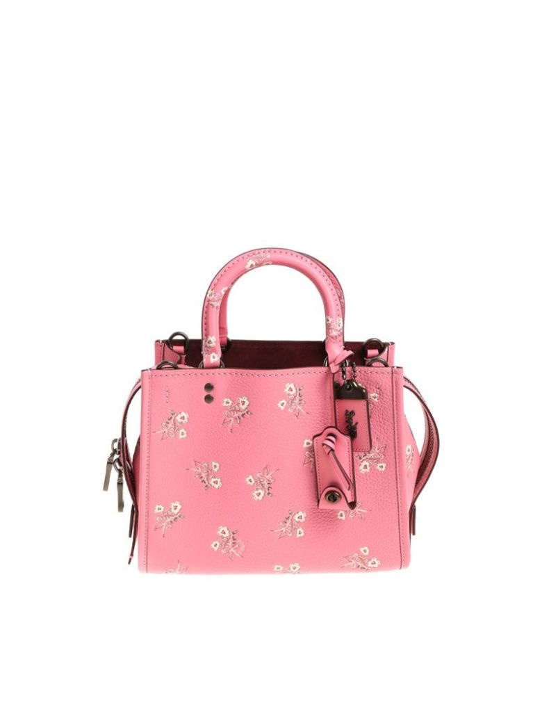 coach rogue floral bow