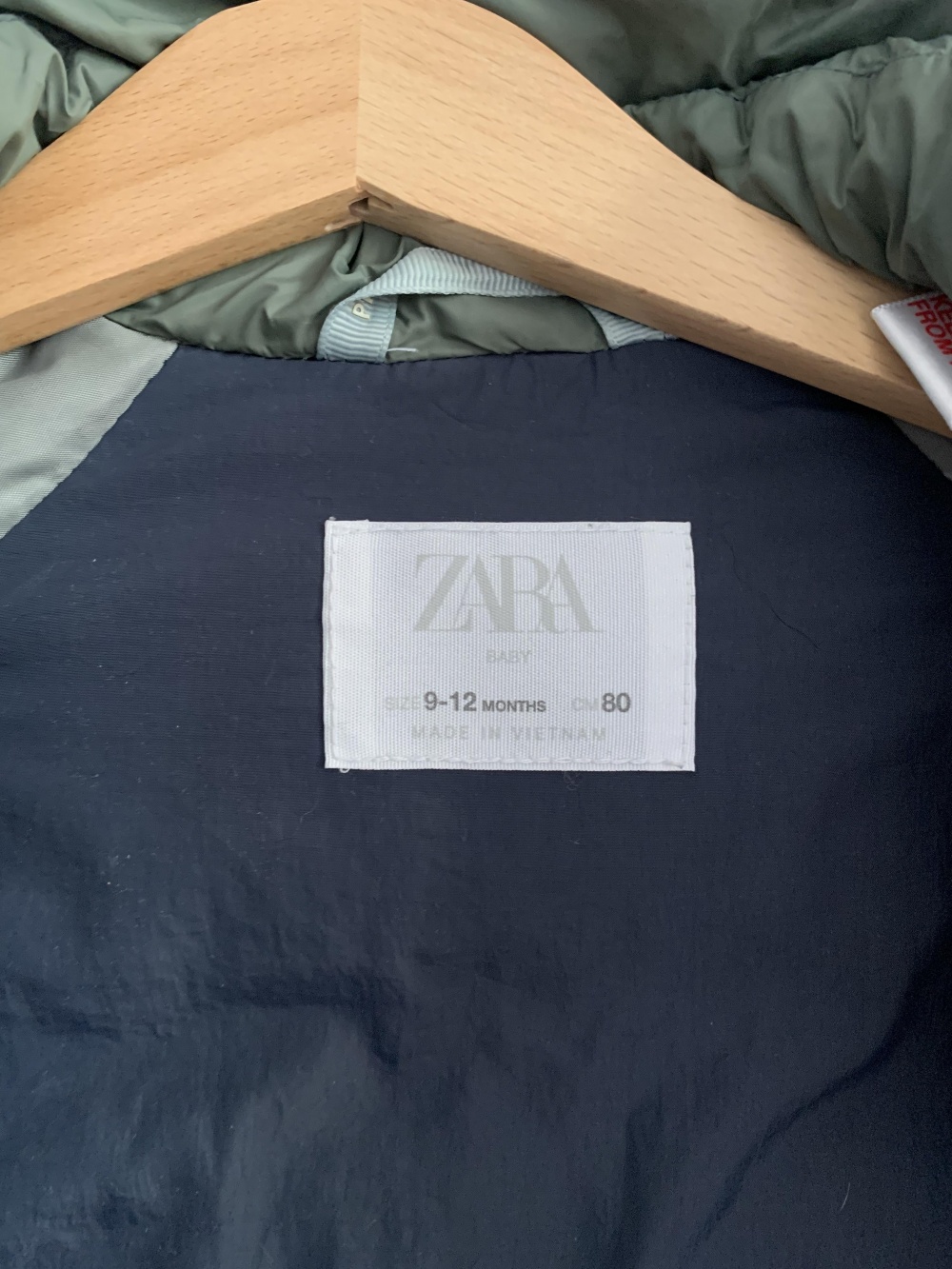 Пуховик Zara, 80 размер