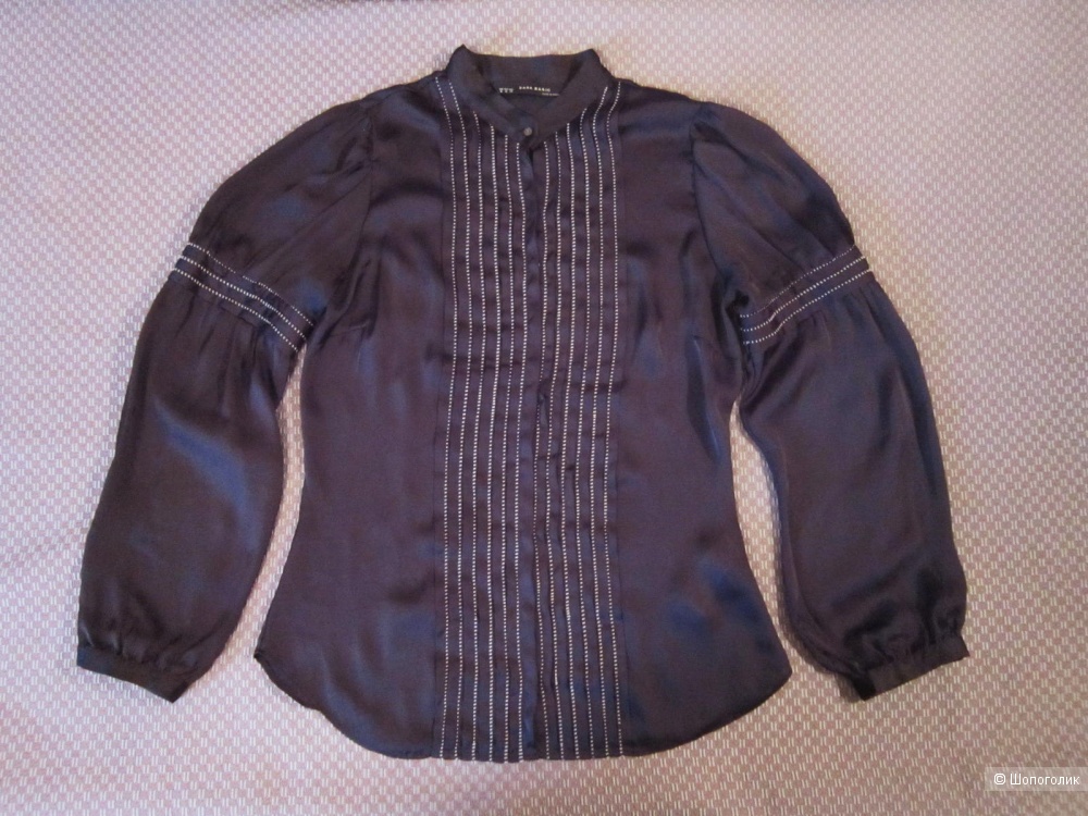 Блуза/ рубашка, Zara basic, 44/46, М.