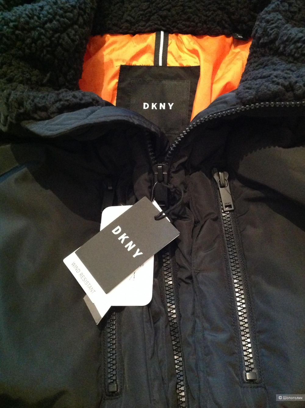 Пуховик парка DKNY, размер XL, на 54-65-58
