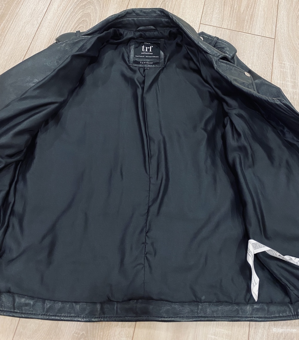 Кожаная куртка Zara , размер S-M