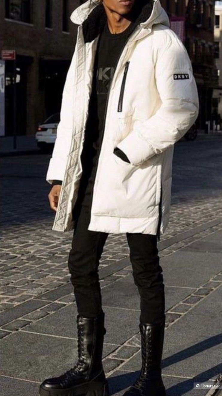 Пуховик парка DKNY, размер XL, на 54-65-58