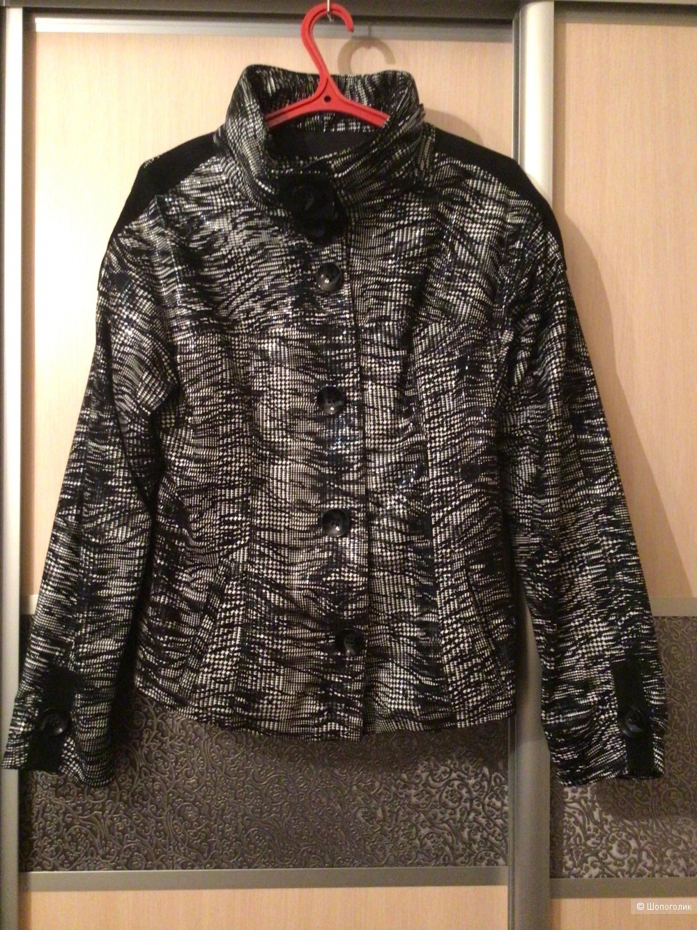 Кожаная куртка IVAGIO, размер 44-46 Росс.