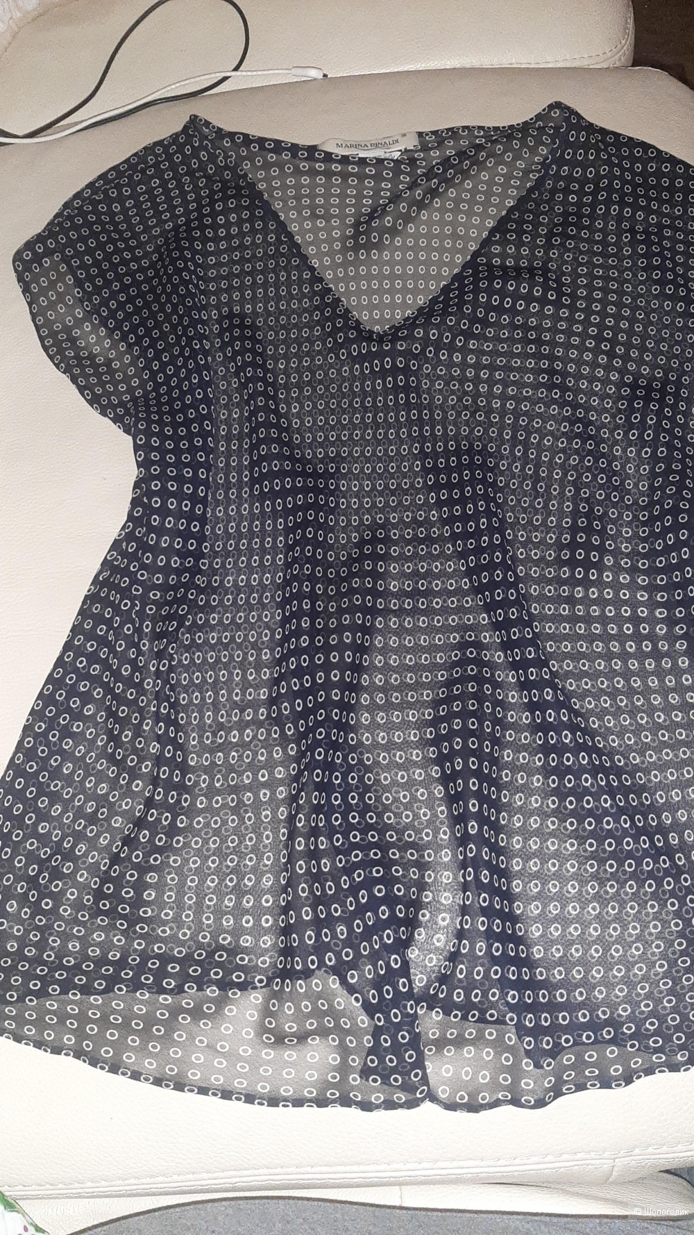 Шелковая блуза Marina Rinaldi, 25 на 50-56
