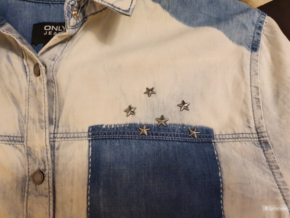 Джинсовая рубашка Olny Jeans. Размер 44-46