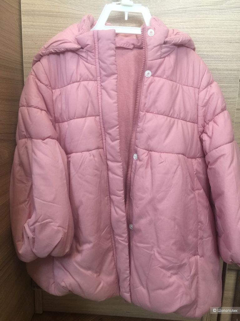 Утепленное пальто для девочки Uniqlo размер 100