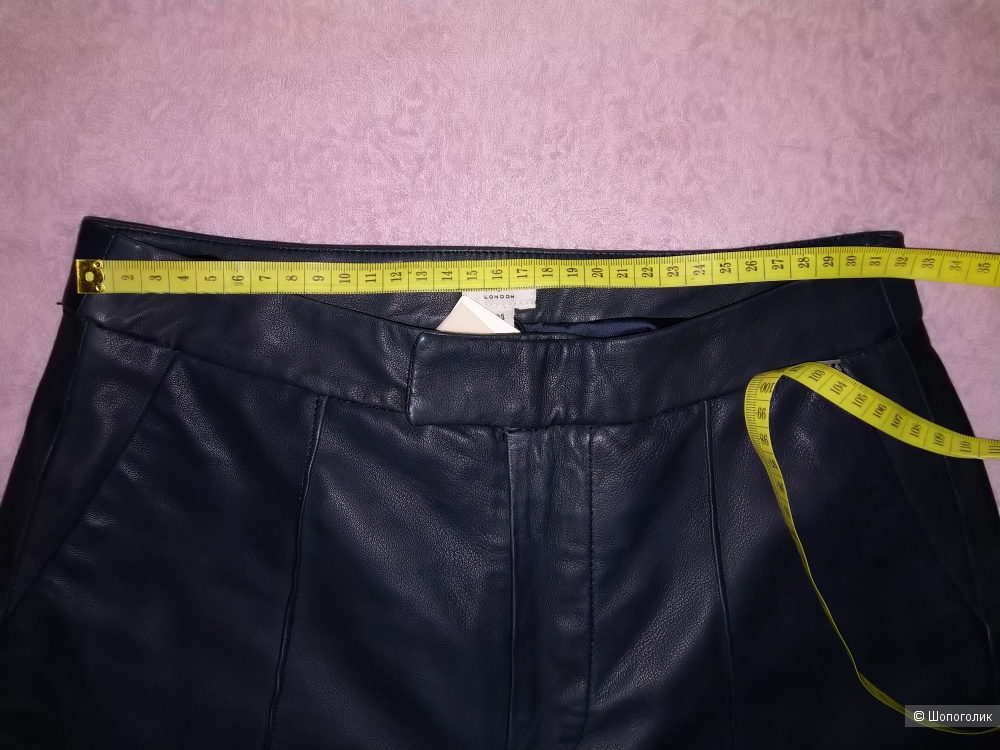 Кожаные брюки PEPE JEANS, размер EU 34